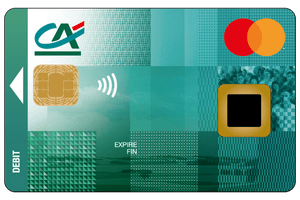 crédit agricole / carte bancaire biométrique / biométrique / banque / capteur d'emprunte digitale